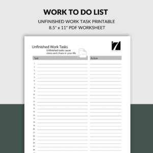 Work To Do List