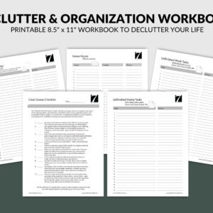 Decluttering and Organization Workbook