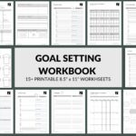 Goal Setting Worksheet Bundle