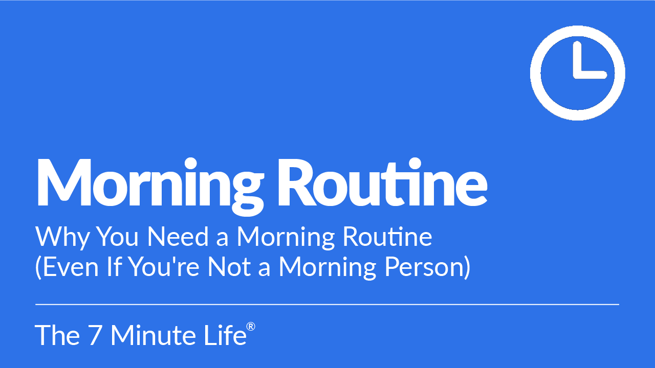 Morning Routine Why You Need a Morning Routine Even If Youre Not a Morning Person Kajabi Webinar Thumbnail