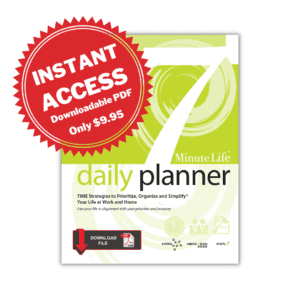 The 7 Minute Life Downloadable Daily Planner