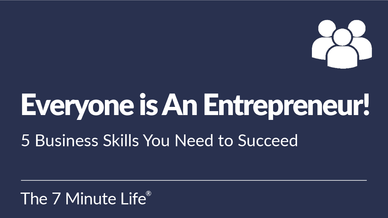 Everyone is An Entrepreneur