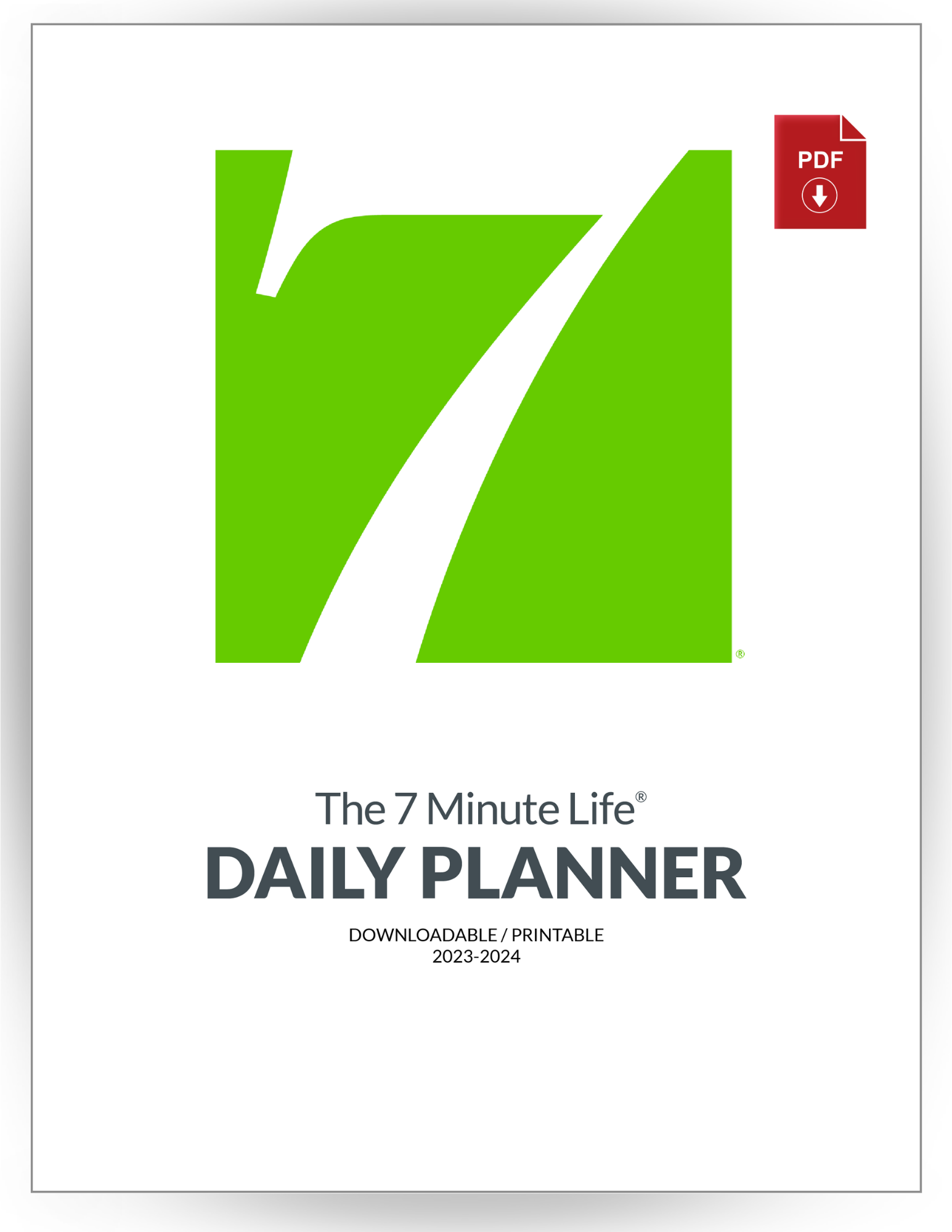Downloadable Daily Planner Cover Image for Shop 04.23.23