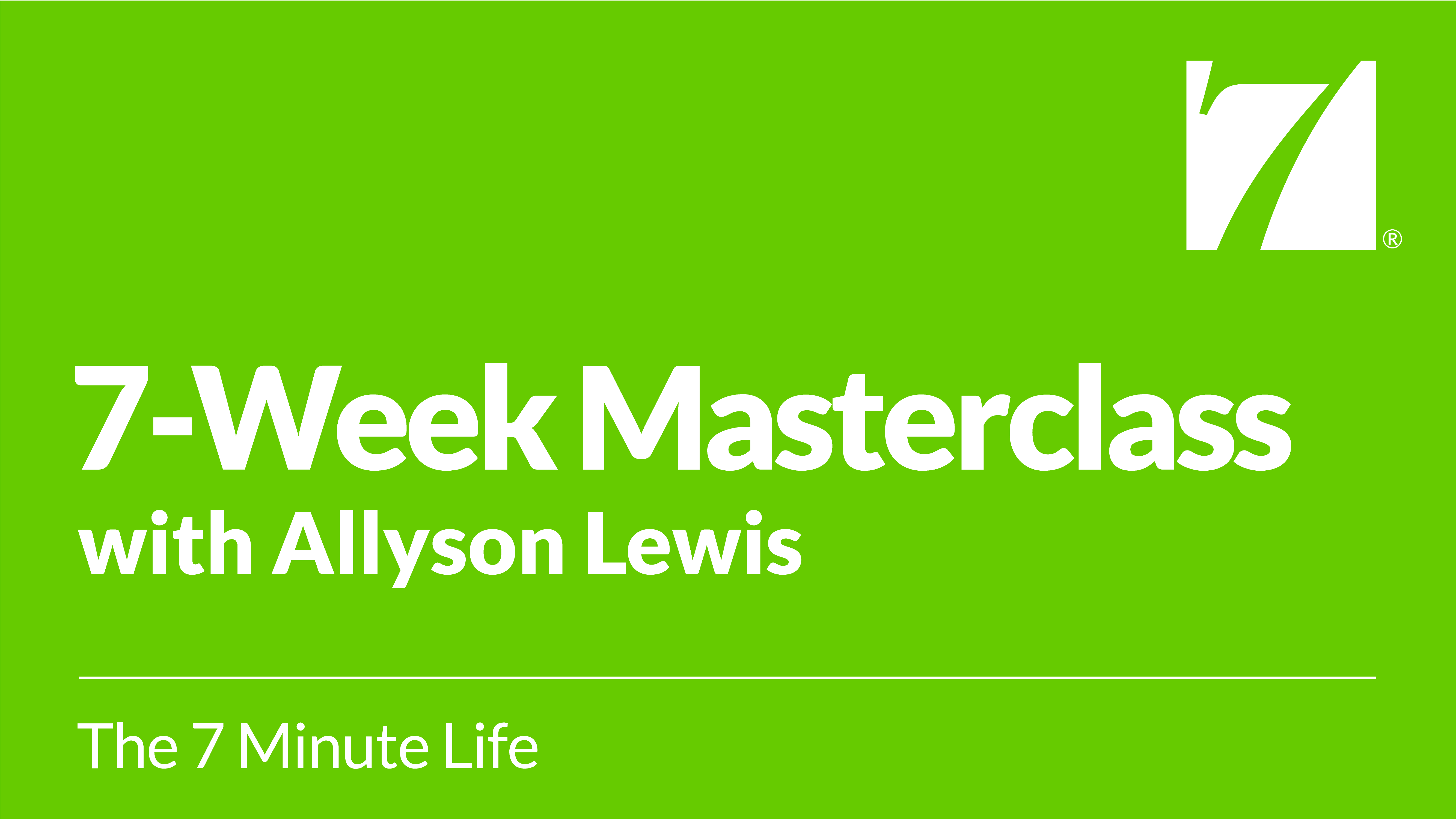 Allyson Lewis Masterclass